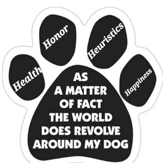 328921440_928958594945676_4167015316235706962_n Paw print graphic expressing a dog's central role in one's life.